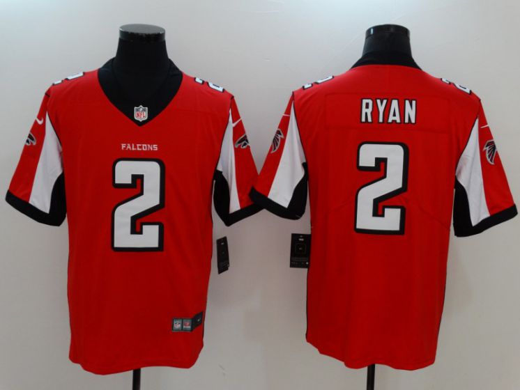 Men Atlanta Falcons #2 Ryan Red Nike Vapor Untouchable Limited NFL Jerseys